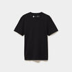 T-shirt col V slim stretch noir homme