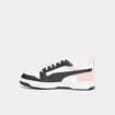 Tennis &agrave; lacets Puma Rebound V6 orange corail fille