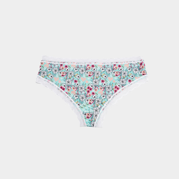 lot 2 shortys microfibre vert femme Lot 2 shortys microfibre vert femme