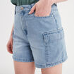 Short en jean cargo denim double stone femme