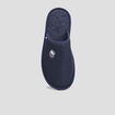 Chaussons mules bleu marine homme