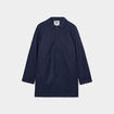 Parka longue boutonnée Creeks bleu marine homme