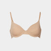 Soutien-gorge corbeille microfibre sable femme