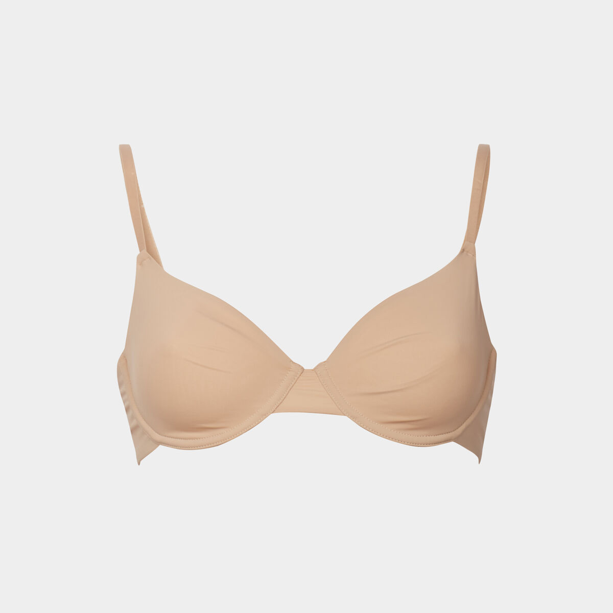 Soutien-gorge corbeille microfibre sable femme