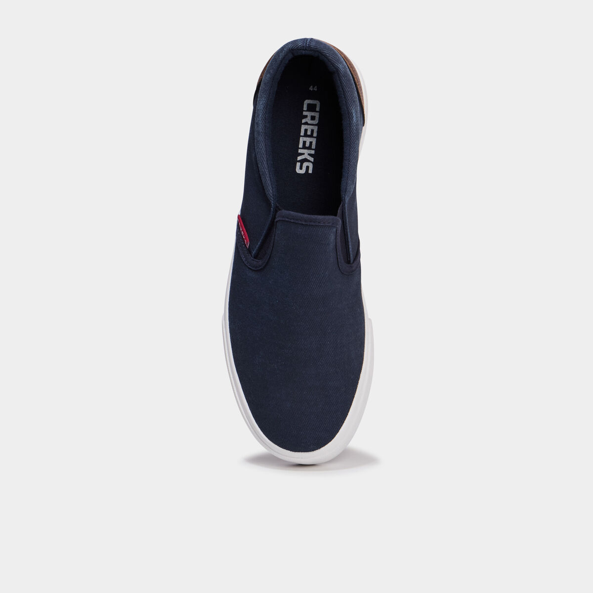 Tennis basses en toile bleu marine homme