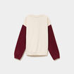 Ensemble de jogging pantalon et sweat bordeaux fille