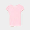 Ensemble pyjama t-shirt et short coton rose fluo fille