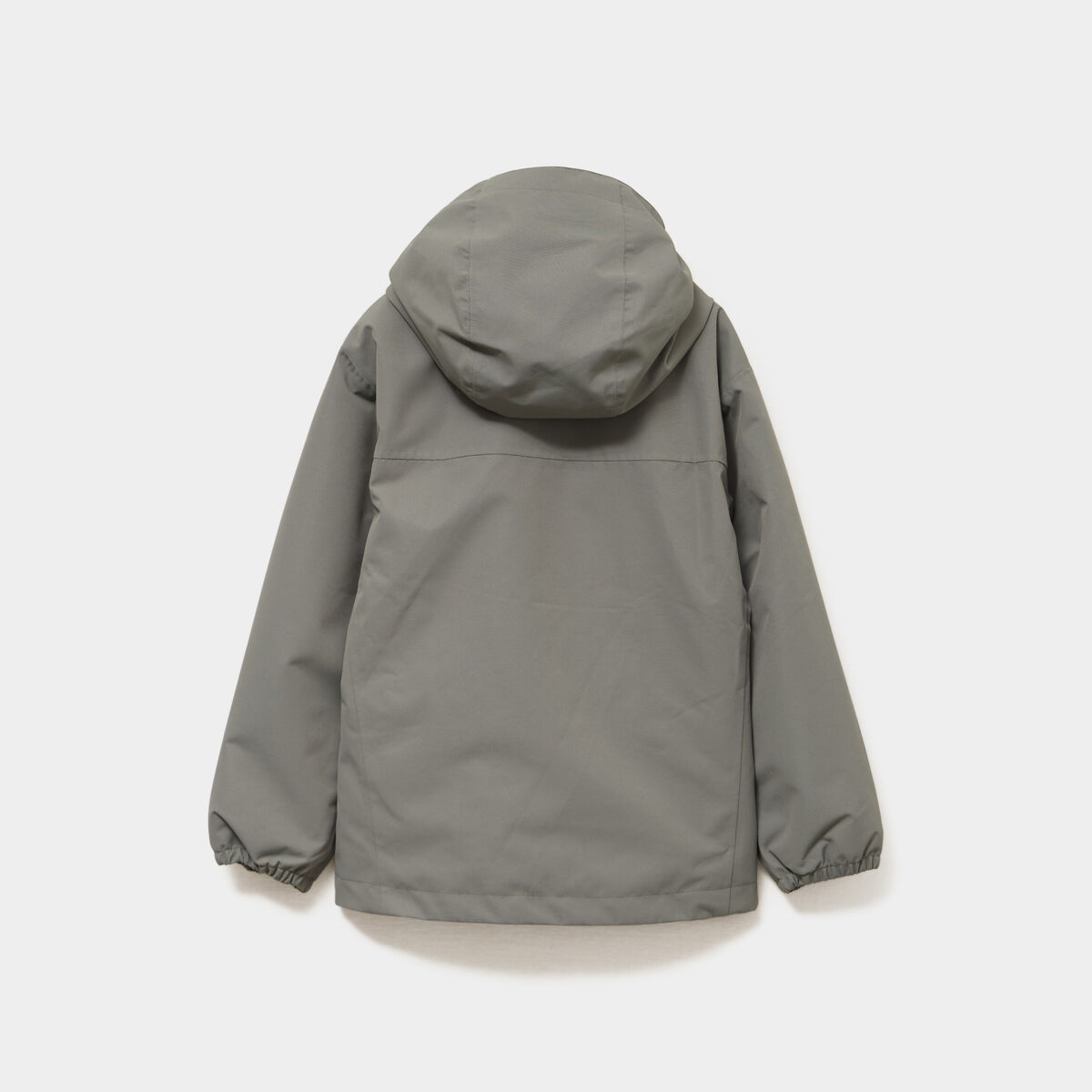 Parka 3-en-1 imperm&eacute;able &agrave; capuche gris gar&ccedil;on