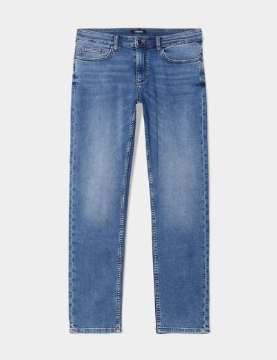 Jean stretch coupe regular denim double stone homme