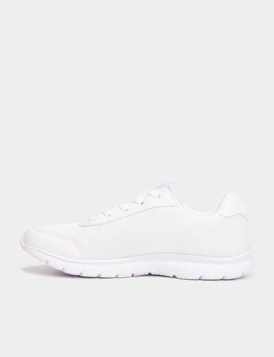 Baskets running Run-Up blanc femme