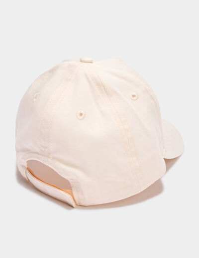 Casquette coton ivoire fille