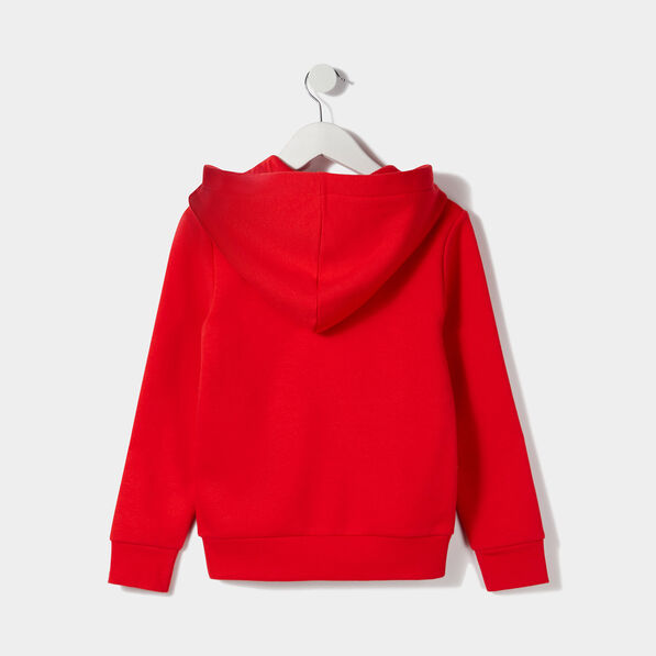 sweat zippe a capuche creeks rouge garcon Sweat zippé à capuche Creeks rouge garçon