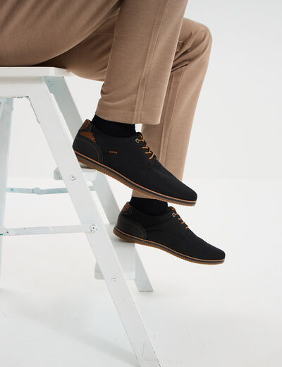 Derbies à lacets noir homme