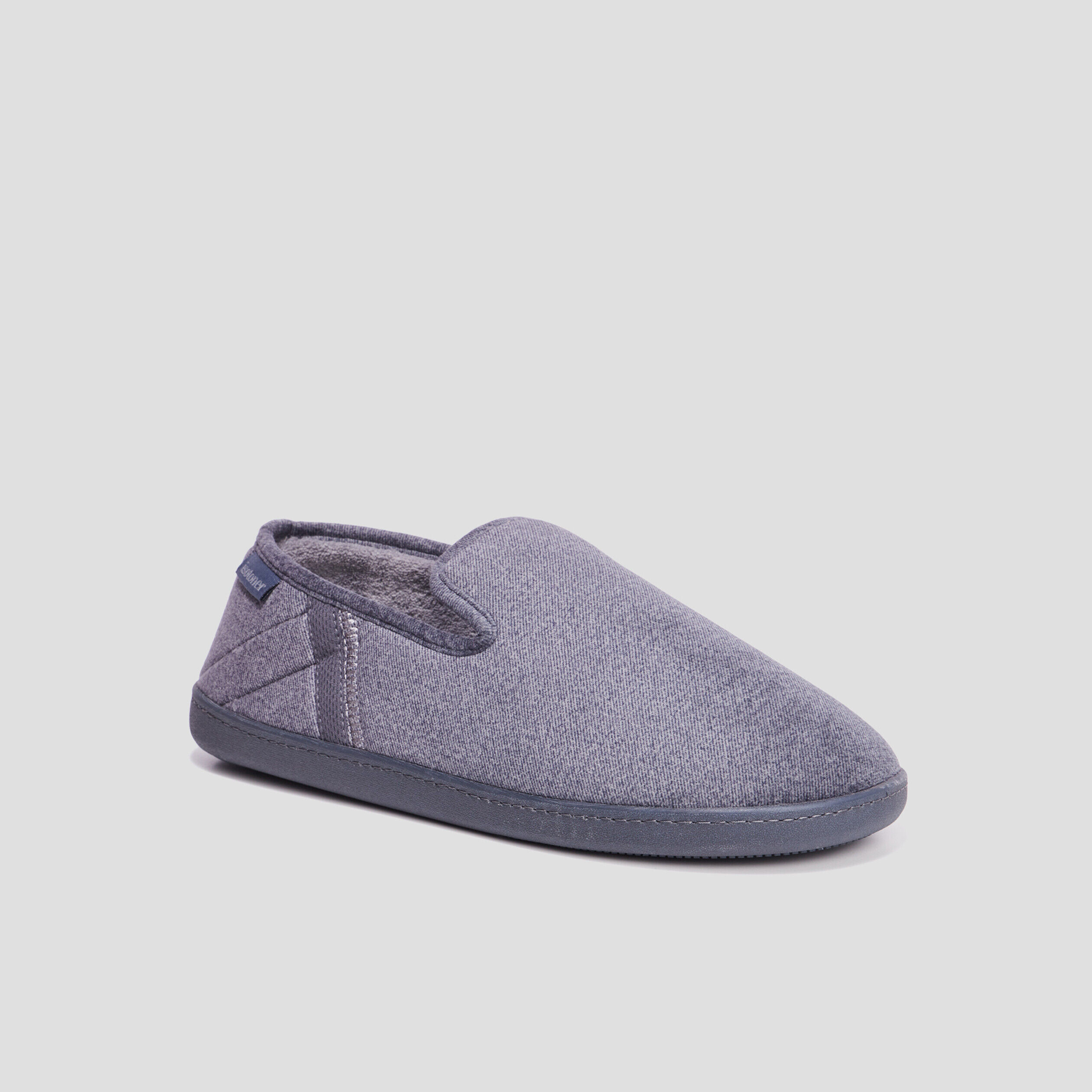 Chaussons charentaise Isotoner gris homme