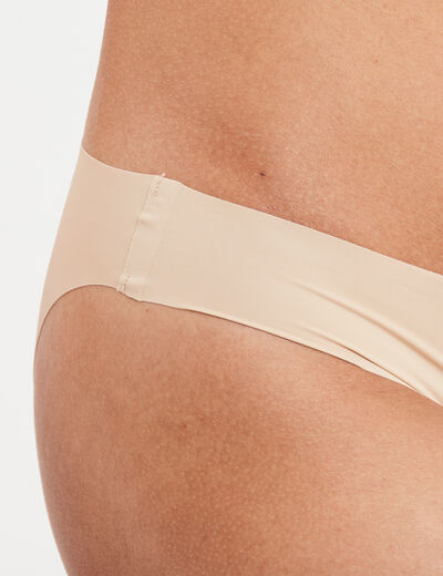 Culotte sans couture beige femme