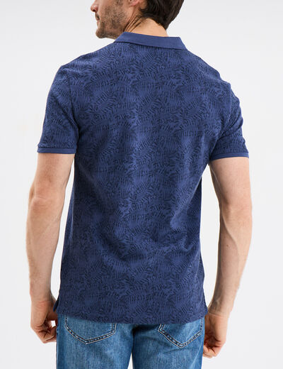 Polo manches courtes Creeks bleu foncé homme