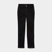 Jeans regular 5 poches coton denim noir femme