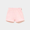 Short fluide taille smock&eacute;e rose fluo b&eacute;b&eacute; fille