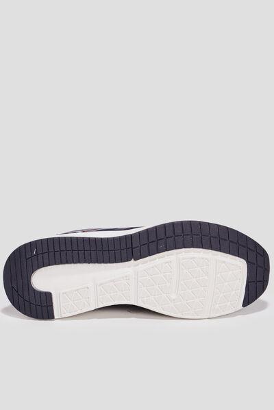 Baskets running à lacets Creeks bleu marine homme