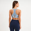 Brassi&egrave;re sport microfibre dos nageur bleu gris femme
