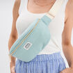 Sac banane bandoulière ajustable vert pastel femme