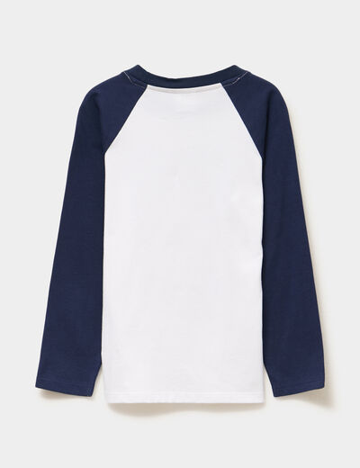 T-shirt manches longues Pat Patrouille blanc garçon