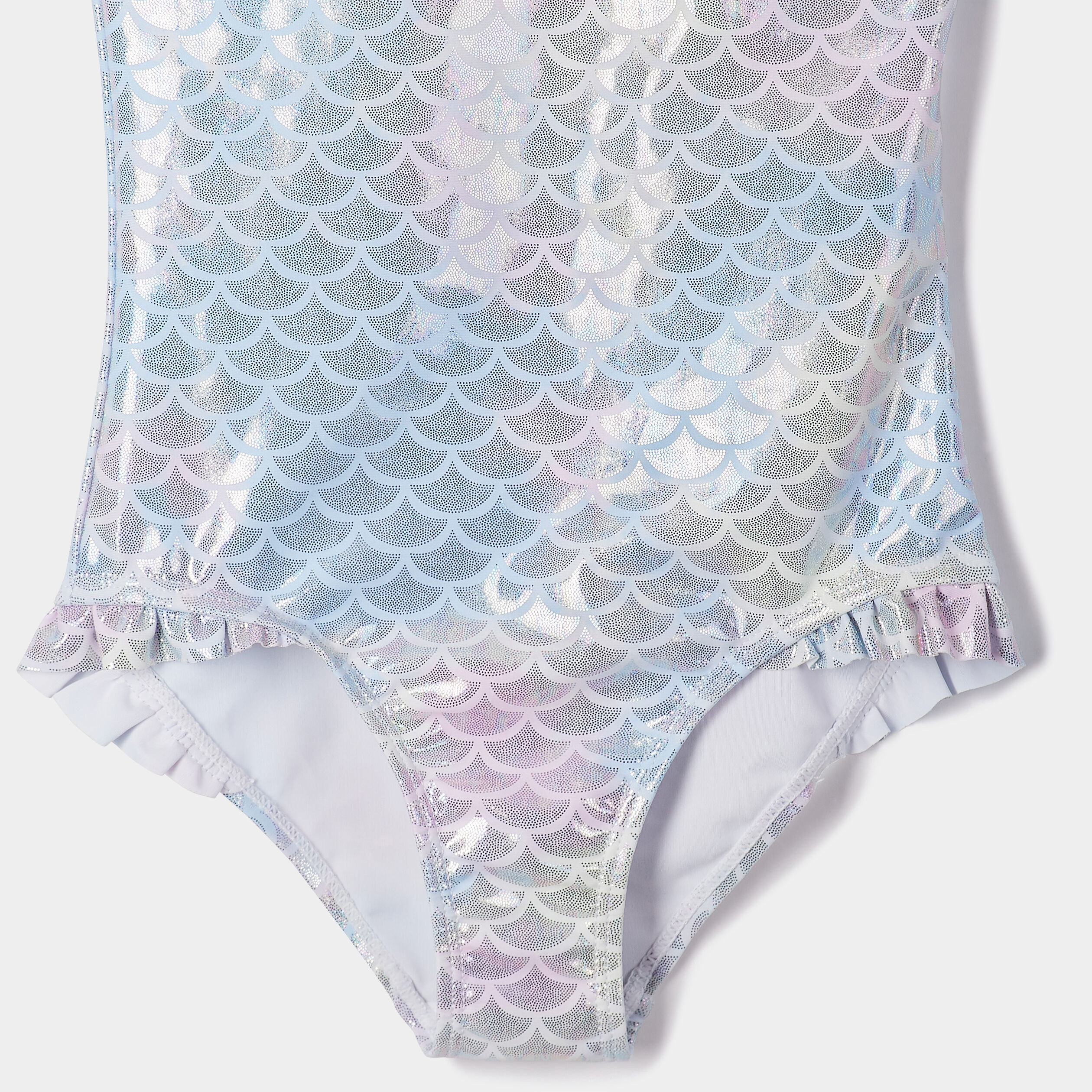 Maillot De Bain Une Pièce Manches Courtes Pour Fille - Polyester/élasthanne, Résistant Chlore - Protection UV - 4 à 12 Ans - 6