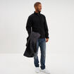 Parka chaude 3-en-1 imperm&eacute;able gris fonc&eacute; homme