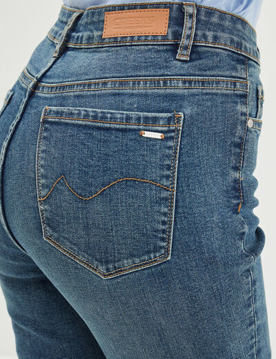 Jeans slim taille haute Creeks denim dirty femme