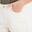 Short mom coton Creeks blanc femme