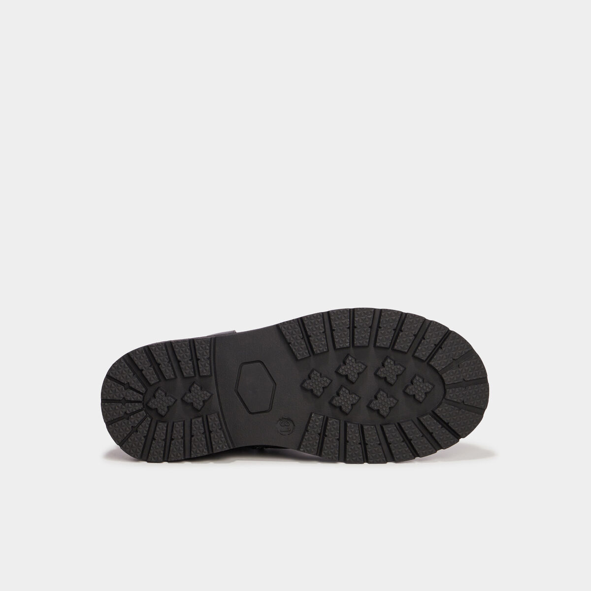 Bottines crantées avec boucles Liberto noir fille