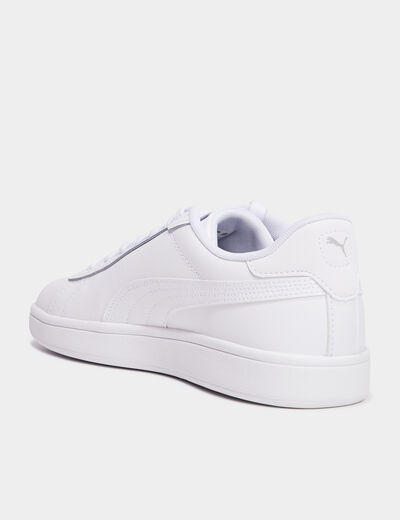 Tennis basses à lacets Puma blanc garçon
