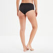 Culotte effet gainant microfibre noir femme