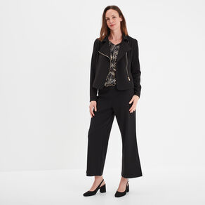 t shirt detail bijou manches courtes noir femme T-shirt détail bijou manches courtes noir femme