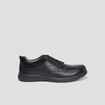 Derbies à lacets en cuir noir homme