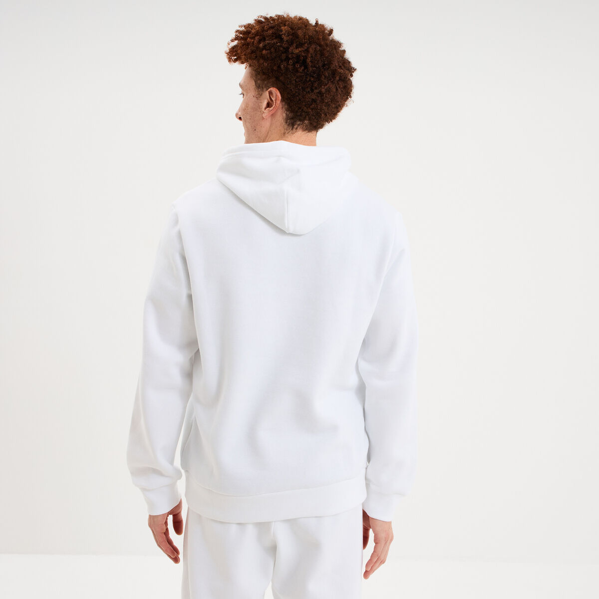 Sweat hoodie 1 poche molleton Champion blanc homme