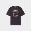 T-shirt manches courtes coton Nirvana gris foncé homme
