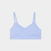 Brassière sans couture bleu fille
