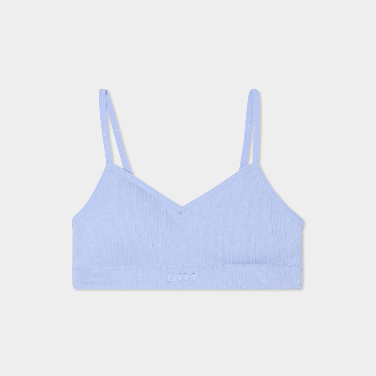 Brassière sans couture bleu fille
