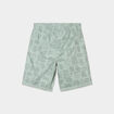 Short bermuda droit taille élastiquée vert kaki garçon