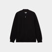 Gilet manches longues zippé noir homme