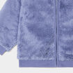 Gilet zippé effet polaire à capuche bleu lavande bébé garçon