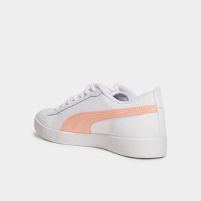 tennis basses en cuir puma smash blanc femme Tennis basses en cuir Puma Smash blanc femme