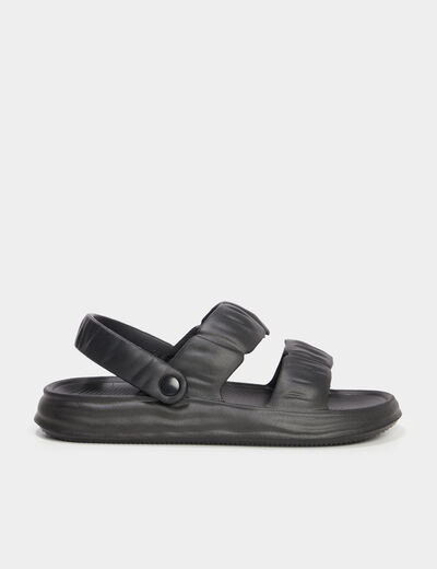 Sandales brides ajustables Wamea Beach noir femme
