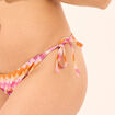 Bas de maillot de bain à nouettes multicolore femme