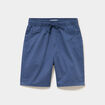 Bermuda short loose &eacute;lastiqu&eacute; coton bleu fonc&eacute; gar&ccedil;on