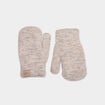 Mouffles doubl&eacute;es beige mixte