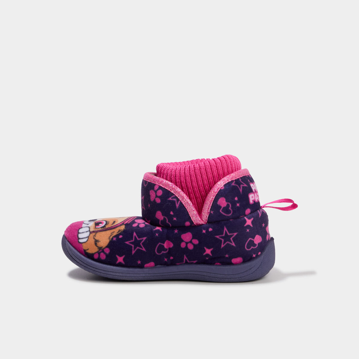 Chaussons chaussettes Pat Patrouille rose fille