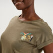 Ensemble pyjama short et t-shirt ecru femme