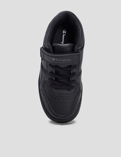 Tennis à lacets Champion Rebound noir garçon